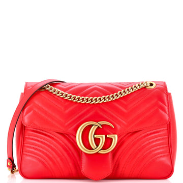 Gucci Gg Marmont Flap Bag Matelasse