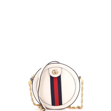 Gucci Ophidia Round Shoulder Bag Leather