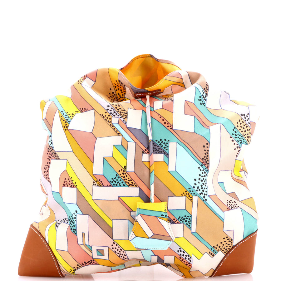 Hermes Silky City Bag Printed Silk And