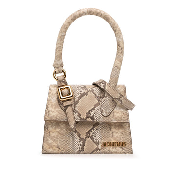 Jacquemus Snake Embossed Leather Le