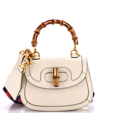 Gucci Bamboo Top Handle Bag Jumbo Gg