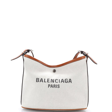 Balenciaga Biarritz Shoulder Bag Canvas