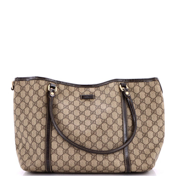 Gucci Joy Tote Gg Coated Canvas With