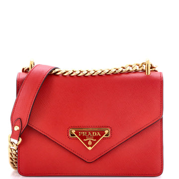 Prada Envelope Flap Chain Shoulder Bag
