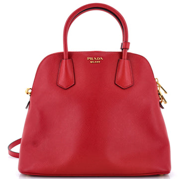 Prada Convertible Dome Satchel Saffiano