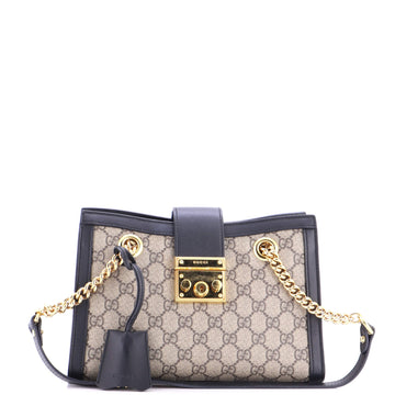 Gucci Padlock Chain Tote Gg Coated