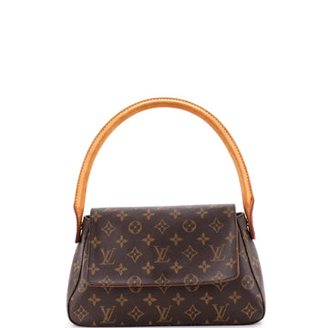 Louis Vuitton Looping Handbag Canvas