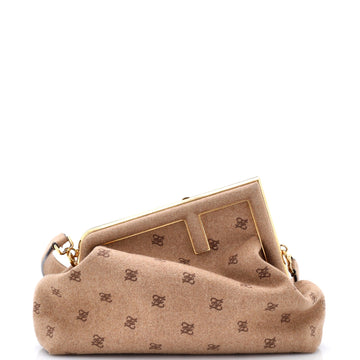 Fendi First Bag Ff Karligraphy Flannel