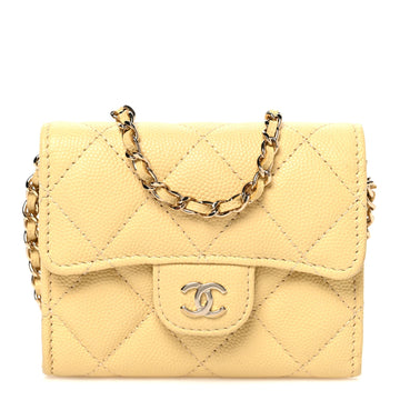 Chanel Caviar Quilted Flap Card Holder