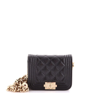 Chanel Boy Flap Chain Belt Bag Quilted