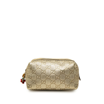 Gucci Metallic Ssima Cosmetic Pouch Pre-