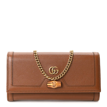 Gucci Wonka Grain Calfskin Diana Chain
