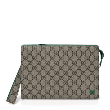 Gucci Gg Supreme Bi-Color Small Zip
