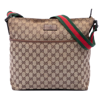 Gucci Gg Canvas Web Crossbody Pre-Loved
