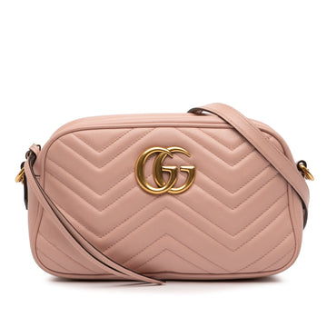 Gucci Small Gg Marmont Matelasse Leather