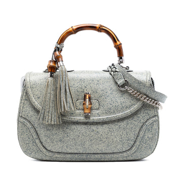 Gucci Large Speckled Leather New Bamboo