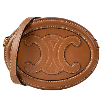 Celine Crossbody Oval Purse Cuir