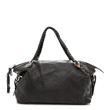 Gucci Pebbled Calfskin Large Bamboo Bar