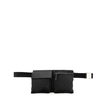 Gucci Gg Canvas Double Pocket Belt Bag