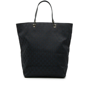 Gucci Gg Canvas Tote Pre-Loved Navy