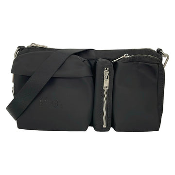 Mm6 Black Nylon Shoulder Bag