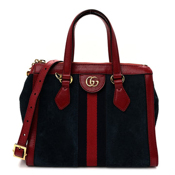 Gucci Suede Calfskin Web Small Ophidia