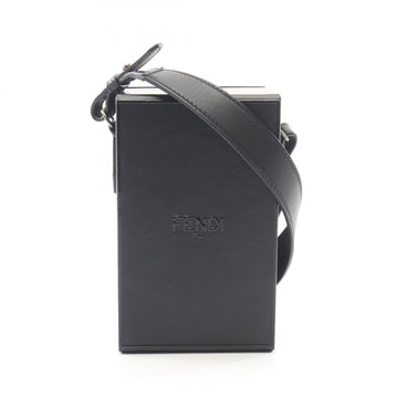 Fendi Box Shoulder Crossbody Bag Leather