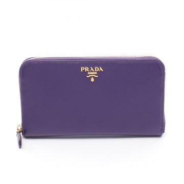 Prada Around Long Zip Wallet Saffiano