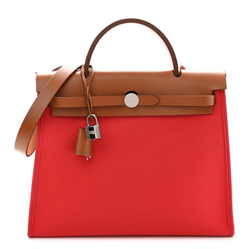 Hermes Toile Vache Hunter Herbag Zip 31