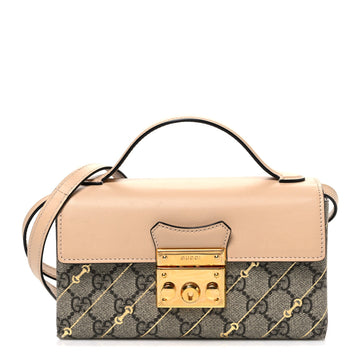 Gucci Gg Supreme Calfskin Horsebit Print