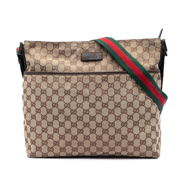 Gucci Gg Canvas Web Crossbody Pre-Loved