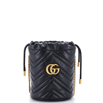 Gucci Gg Marmont Bucket Bag Matelasse