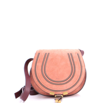 Chloe Marcie Crossbody Bag Suede Small
