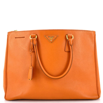 Prada Double Zip Lux Tote Saffiano