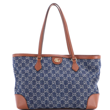 Gucci Ophidia Shopping Tote Gg Denim