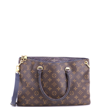 Louis Vuitton Pallas Tote Canvas With