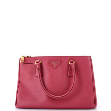 Prada Double Zip Lux Tote Saffiano