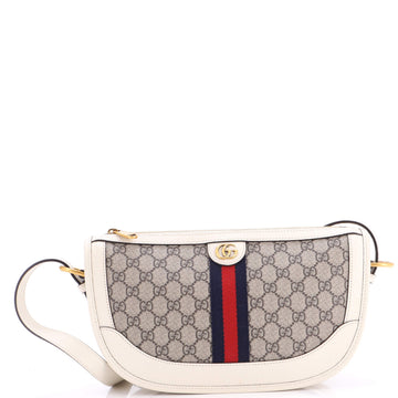 Gucci Ophidia Curved Zip Shoulder Bag Gg