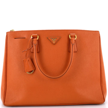 Prada Double Zip Lux Tote Saffiano
