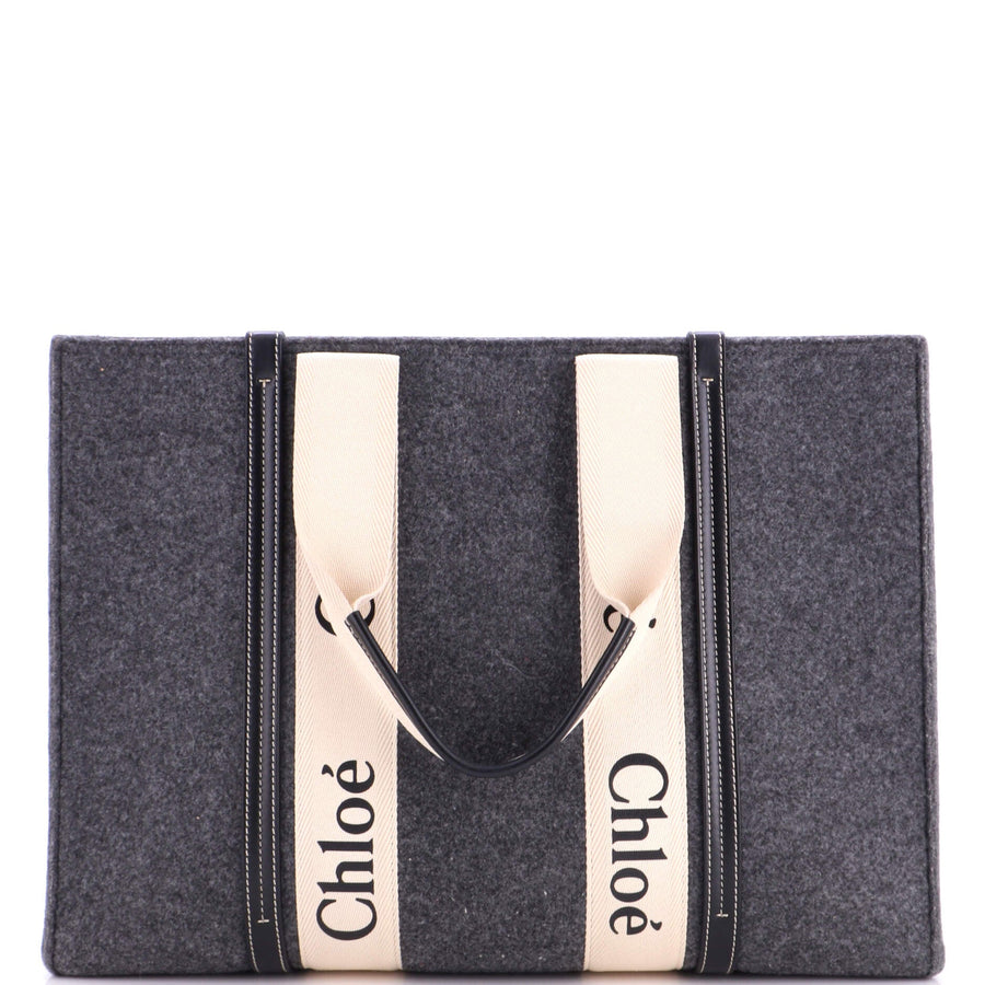 Chloe Woody Tote Recycled Felt With
