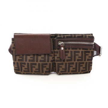 Fendi Zucca Belt Waist Bum Bag Canvas