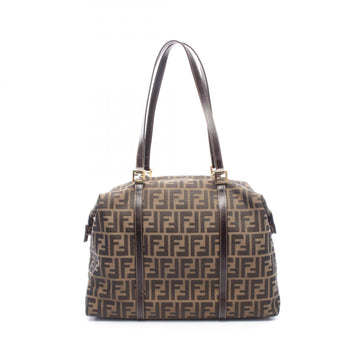 Fendi Zucca Zipper Tote Shoulder Bag