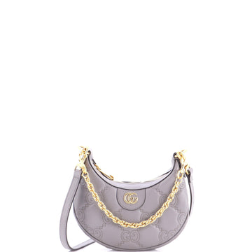 Gucci Half Moon Hobo Gg Matelasse
