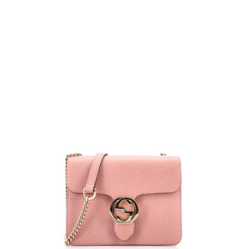 Gucci Interlocking Shoulder Bag Leather