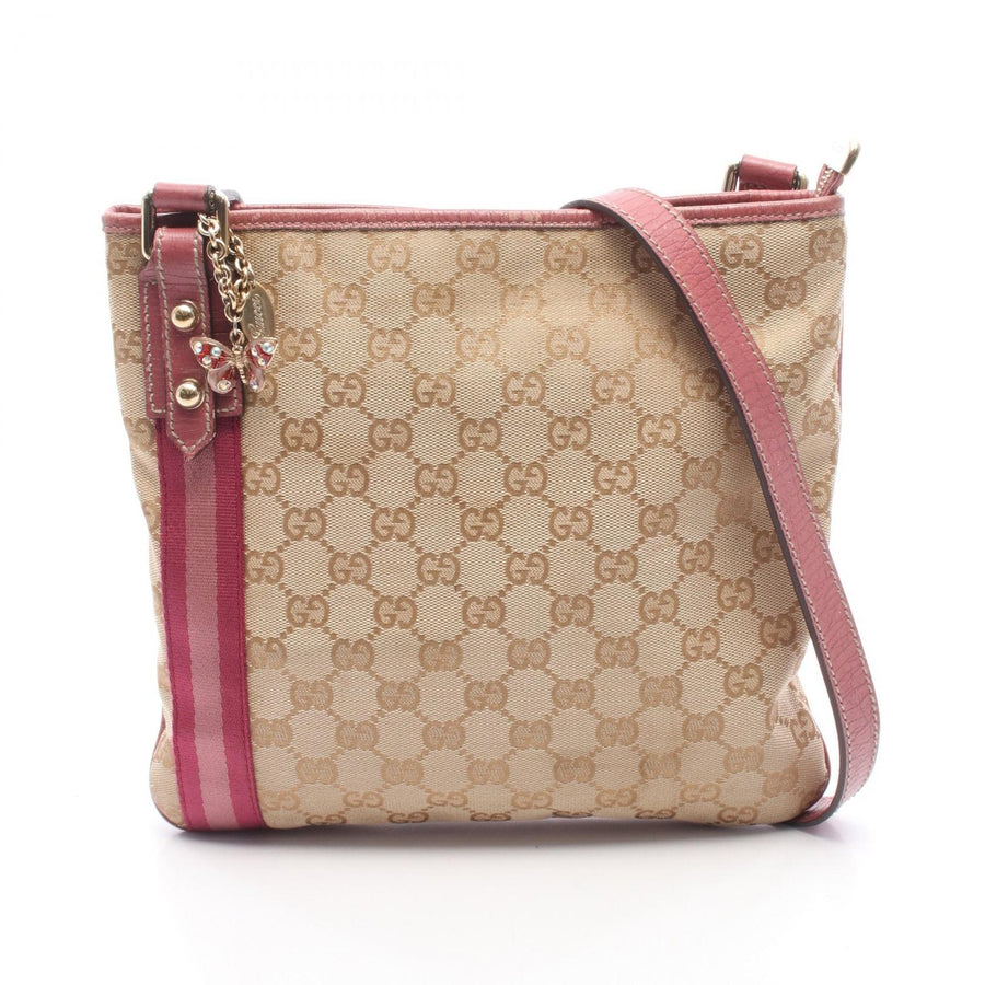 Gucci Gg Canvas Charm Shoulder Crossbody