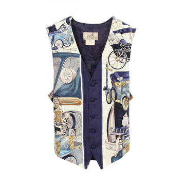 Hermes Automobile Vest #46 Gilet Silk