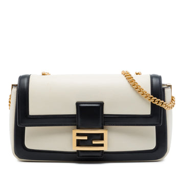 Fendi Bicolor Leather Chain Midi