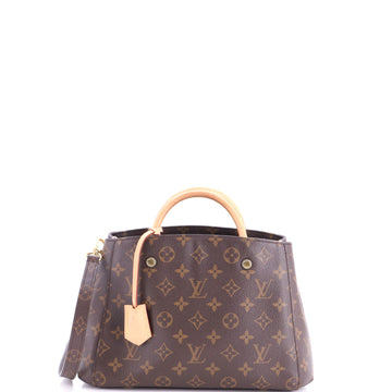 Louis Vuitton Montaigne Handbag Canvas