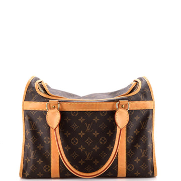 Louis Vuitton Dog Carrier Bag Canvas 40