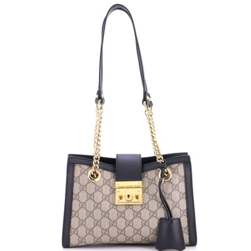 Gucci Padlock Chain Tote Gg Coated